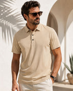 Camisa Polo Manga Curta Com Botões