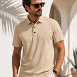 Camisa Polo Manga Curta Com Botões