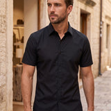 Camisa Manga Curta Social Com Botões