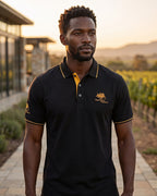 Camisa Polo Manga Curta Bordado Frontal Gola Contrastante
