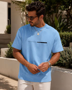 Camiseta Oversized Gola Careca Estampa Tipográfica