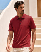 Camisa Polo Manga Curta Com Bordado Tipográfico