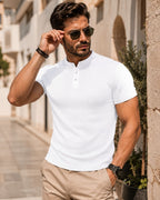 Camisa Polo Manga Curta Com Bolso Embutido