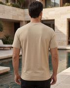 Camiseta Oversized Gola Careca Estampa Tipográfica Milano
