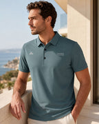 Camisa Polo Manga Curta Bordado Esportivo Minimalista