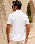 Camisa Polo Manga Curta Piquet Com Bordado Frontal