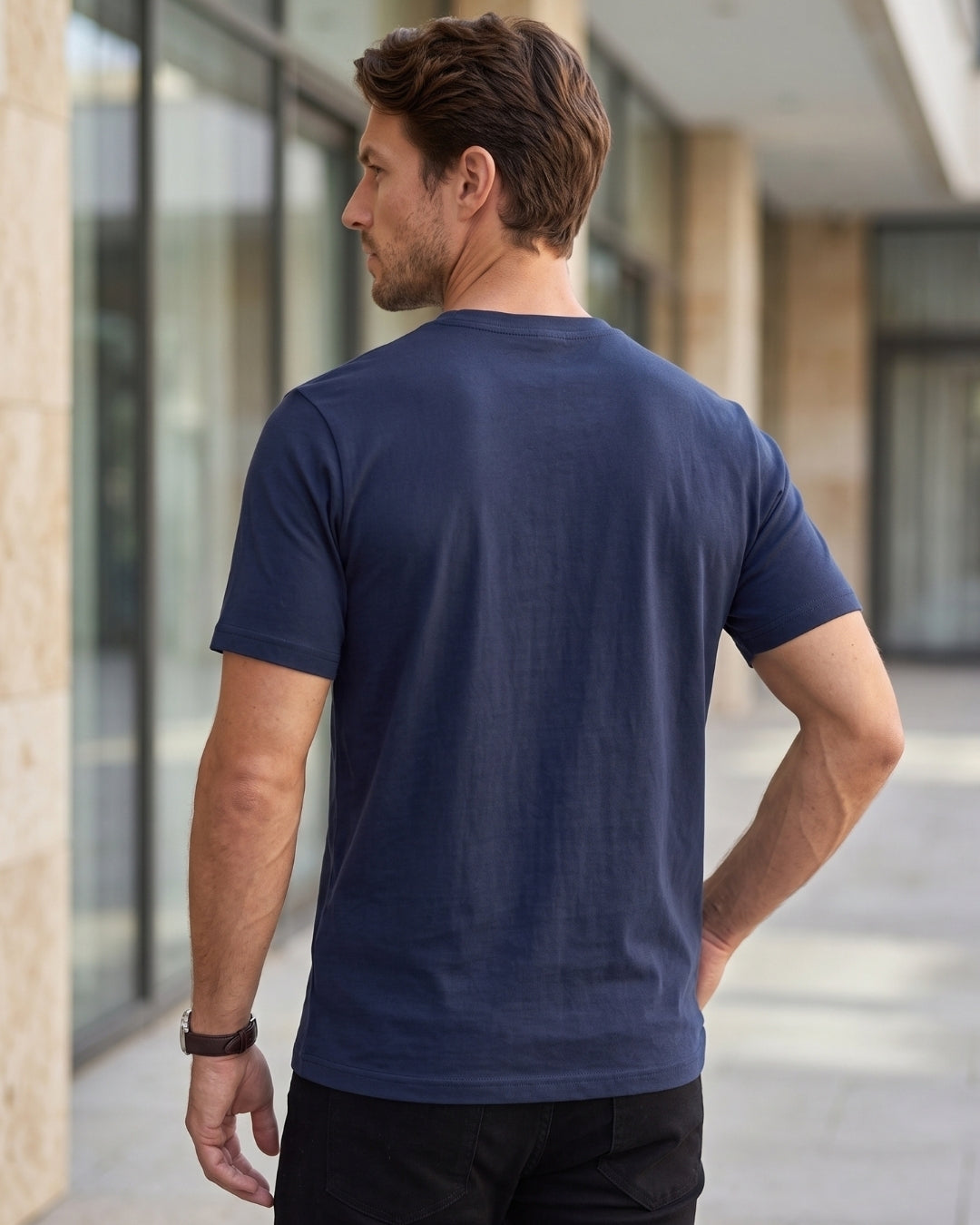 Camiseta Oversized Gola Careca Estampa Tipográfica Milano