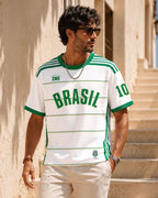 Camiseta Gola Careca Manga Curta Estampa Esportiva
