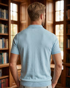 Camisa Polo Manga Curta Com Zíper Metálico Frontal