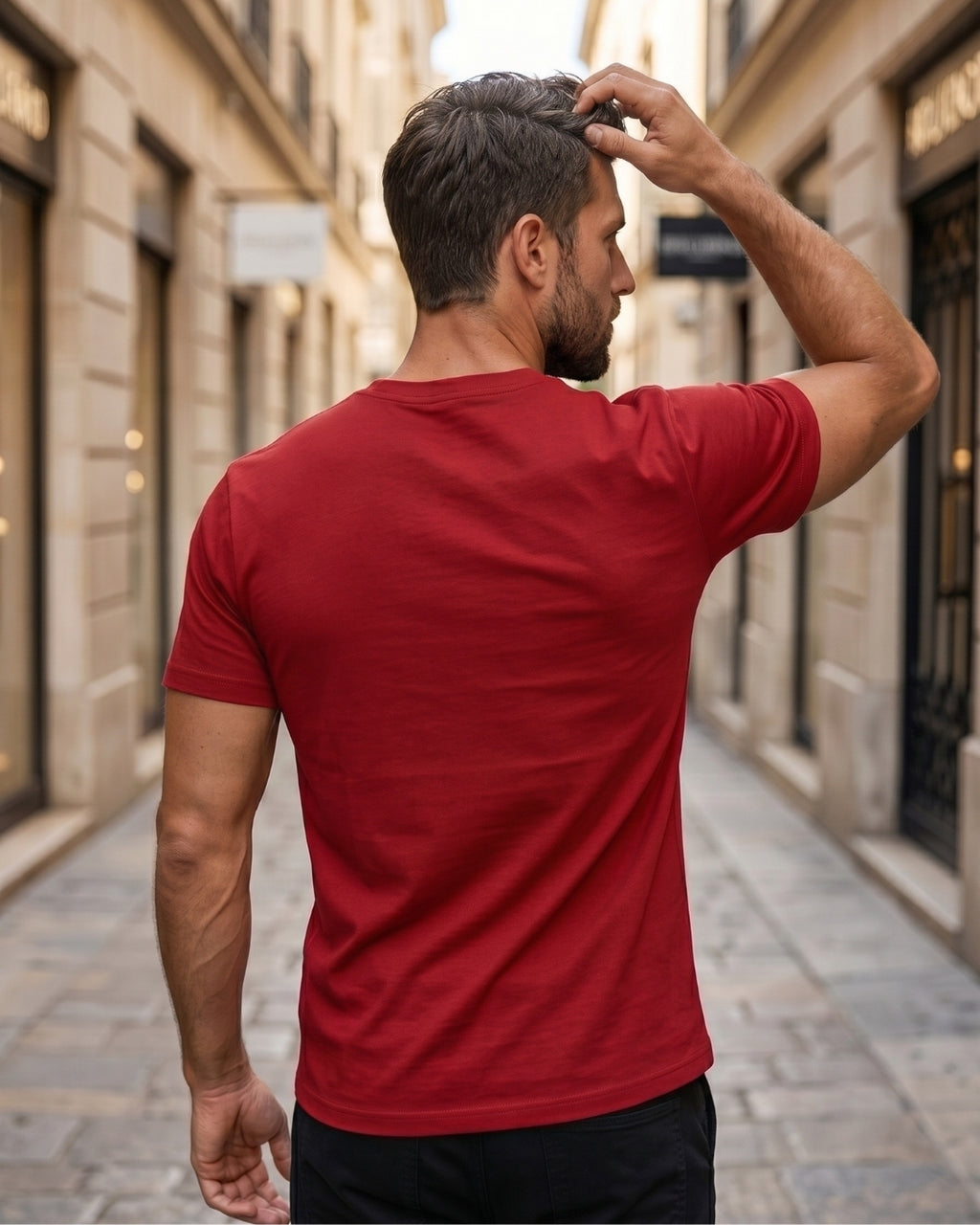 Camiseta Oversized Gola Careca Estampa Tipográfica Milano
