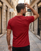 Camiseta Oversized Gola Careca Estampa Tipográfica Milano